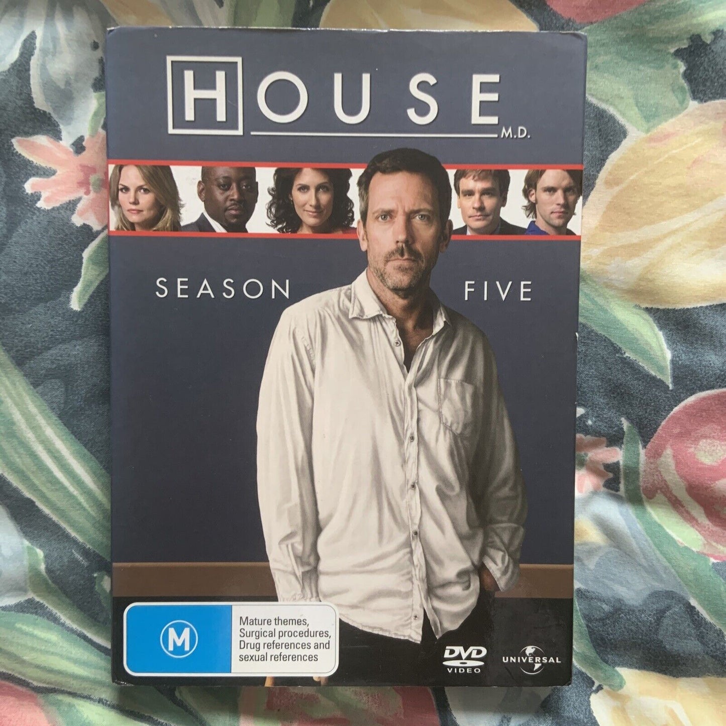DVD LOT HOUSE MD Seasons 1-5 Bundle R 4 Hugh Laurie Medical TV Series Slip Case