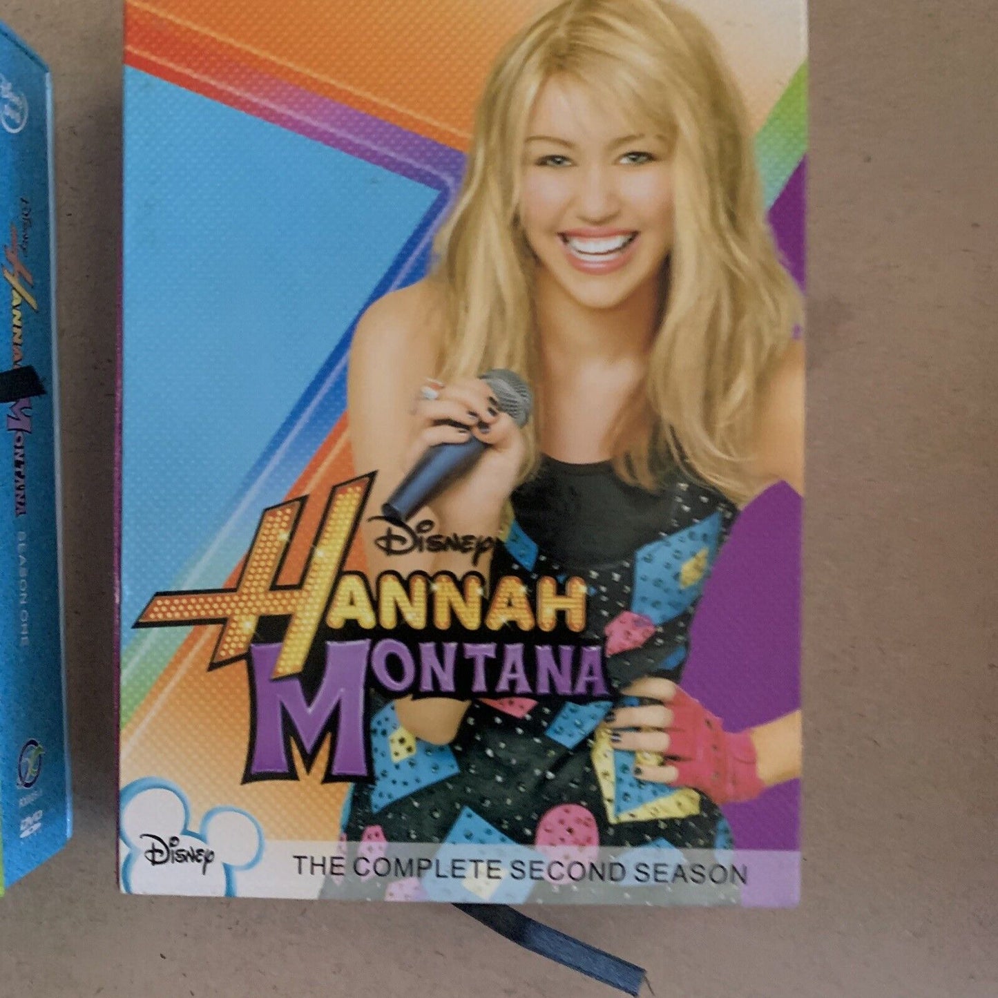 2 x EMPTY BOX ONLY Hannah Montana Complete Seasons 1 & 2 DVD First Second Series