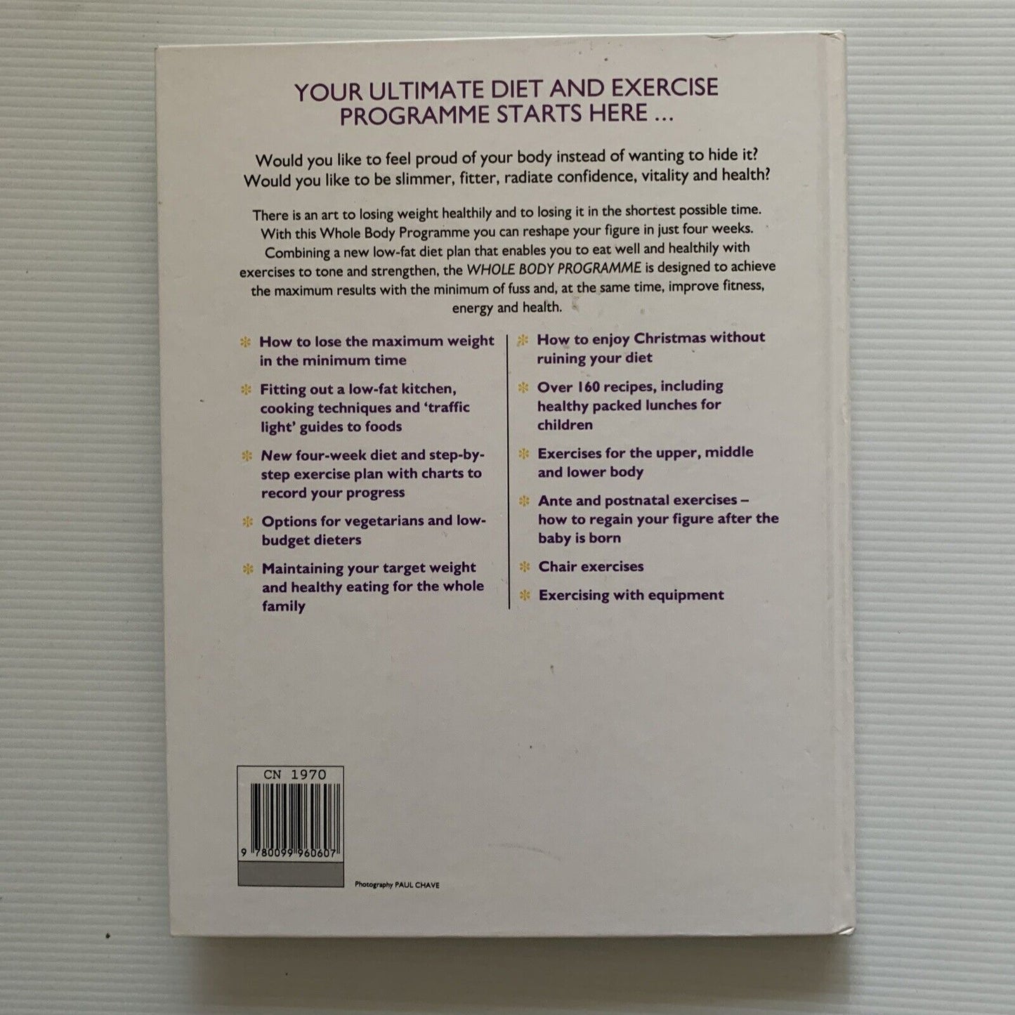 HC Book Rosemary Conley's WHOLE BODY PROGRAMME By Rosemary Conley 1992