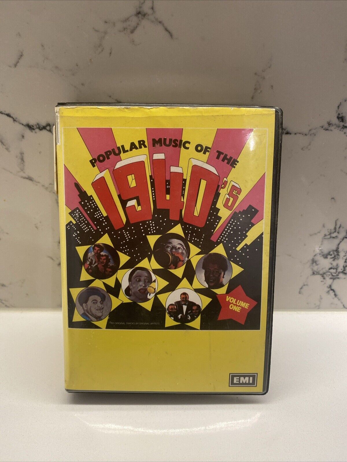 Popular Music Of The 1940s Vol 1 Clam Shell Box Set 4x Audio Tape Cassette Music