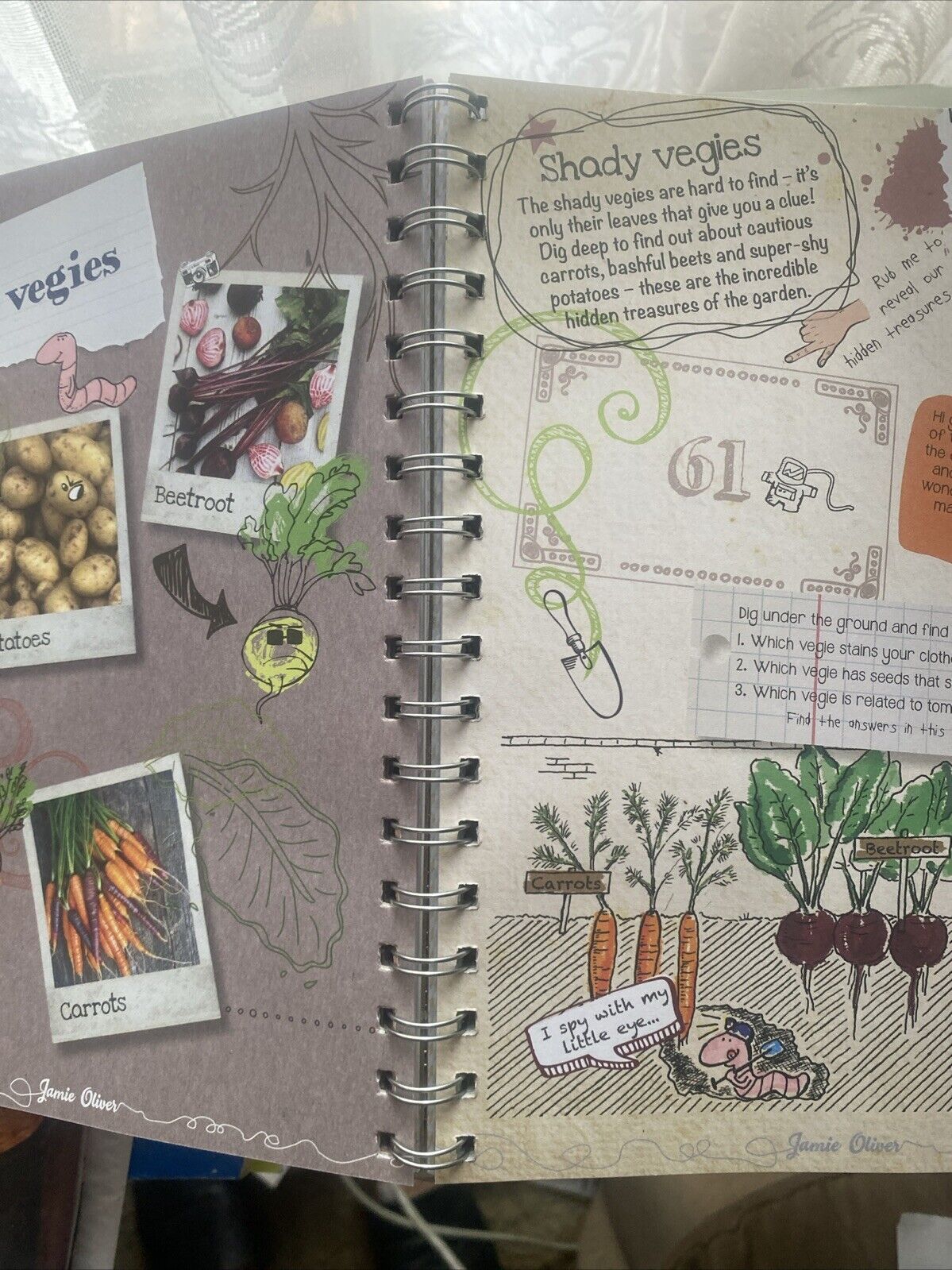 CookBook Jamie’s Garden Collect Grow Cook Share Spiral Bound HC Woolworths 2014