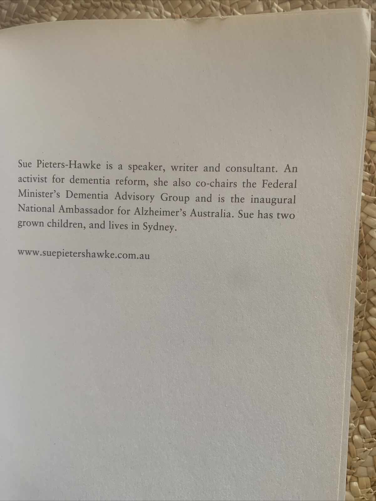 HC Book HAZEL My Mother's Story by Sue Pieters-Hawke  2011 Memoir Biography