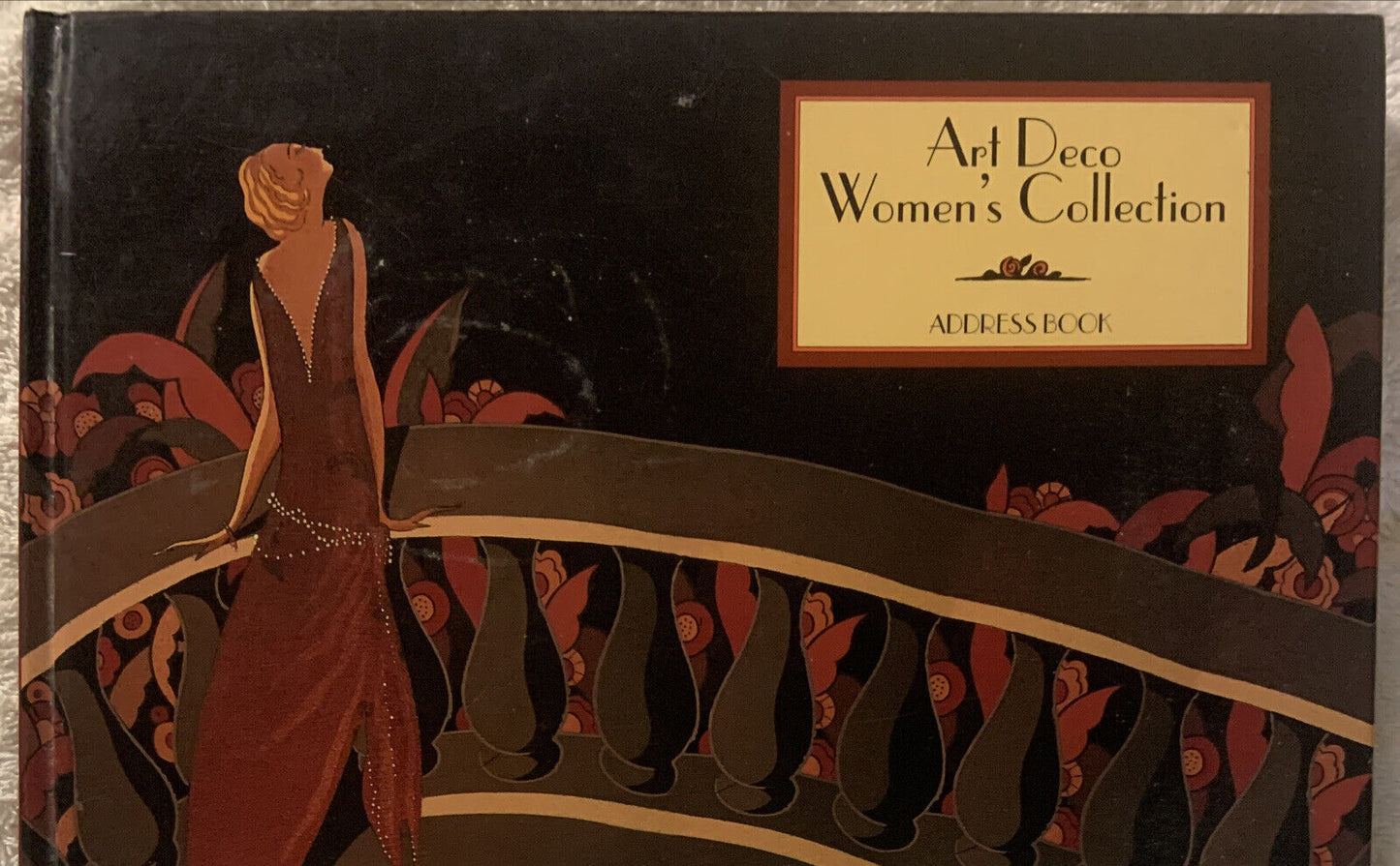 HC Book Art Deco Women's Collection Name & ADDRESS  B & W Illustrations