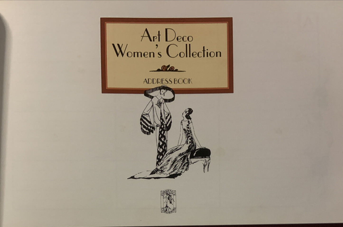 HC Book Art Deco Women's Collection Name & ADDRESS  B & W Illustrations