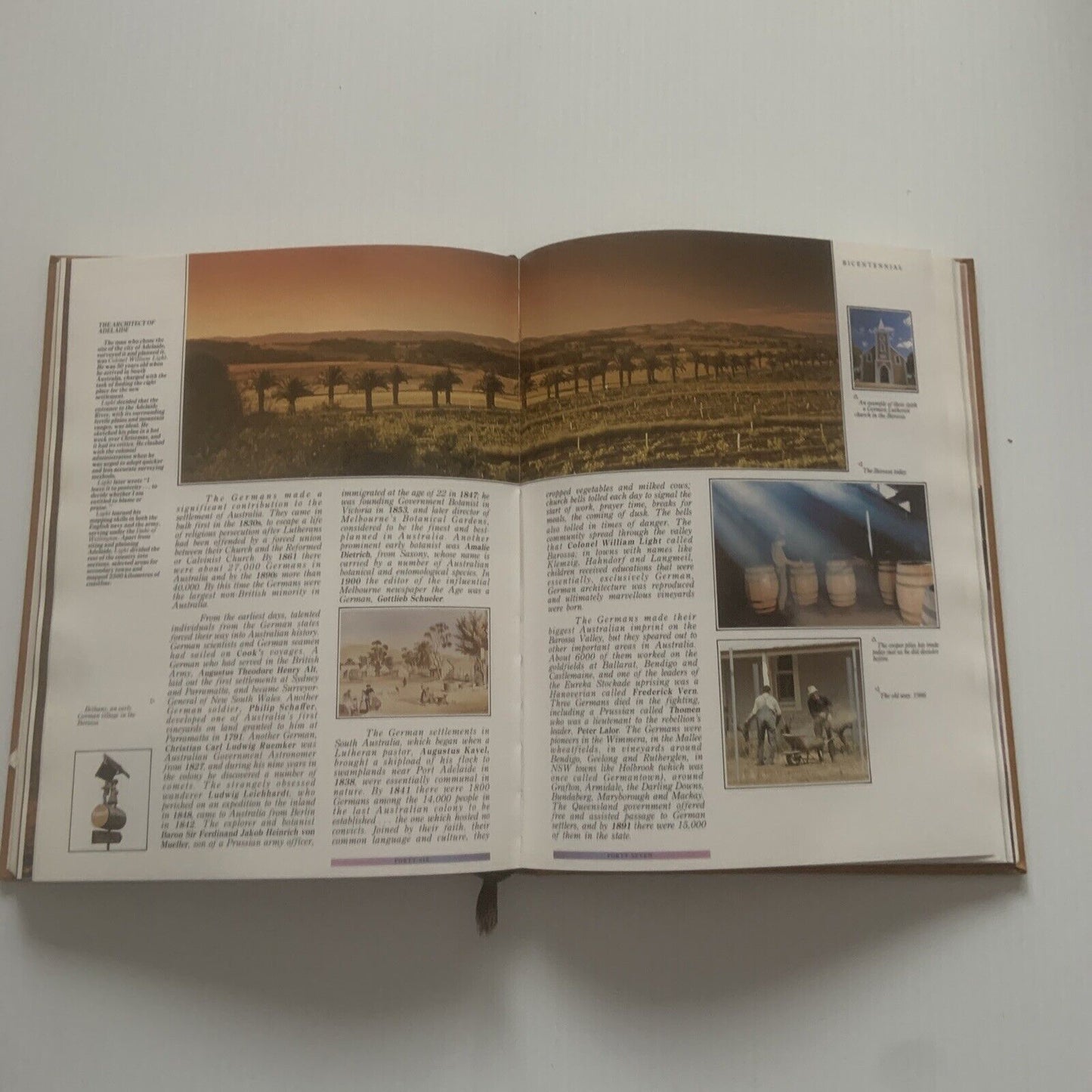 HC Book The Official BICENTENNIAL 1988 Large  Ribbon Birthday Year Vintage