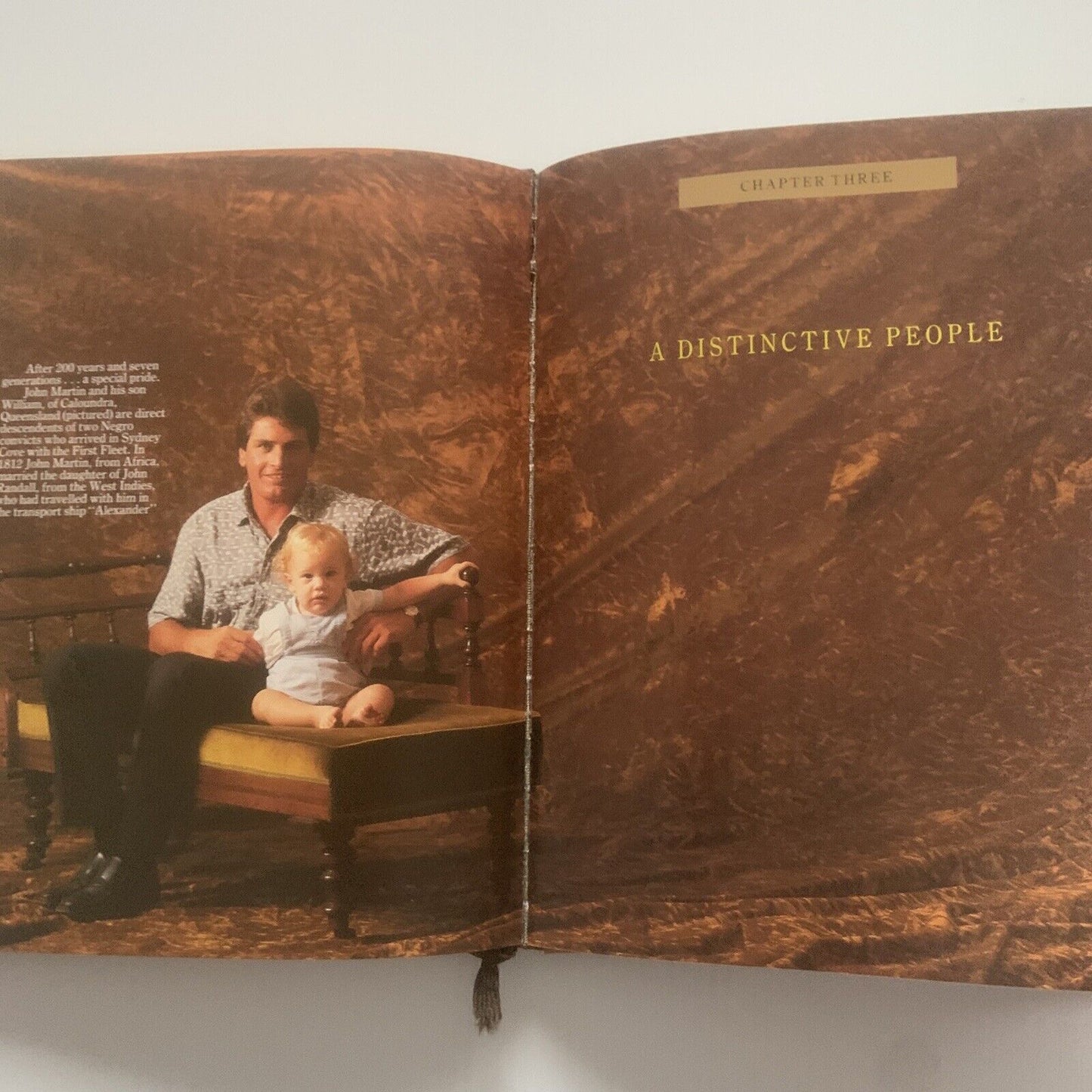 HC Book The Official BICENTENNIAL 1988 Large  Ribbon Birthday Year Vintage