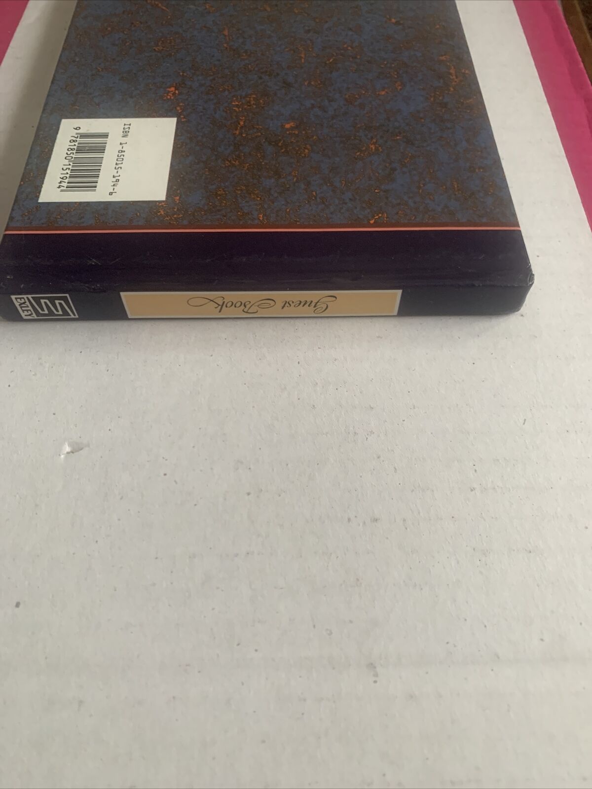 GUEST BOOK by Michael Emmett 1992 Vintage Small Name Address Visitor HC Year