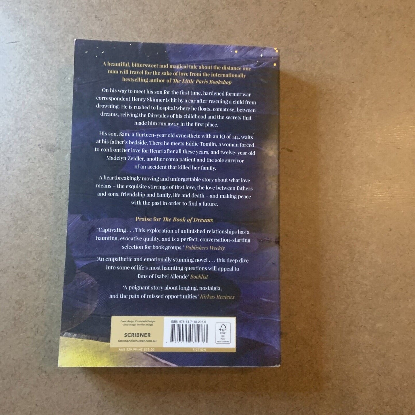 PB Book THE BOOK OF DREAMS A Novel Nina George English 2019 True Stories