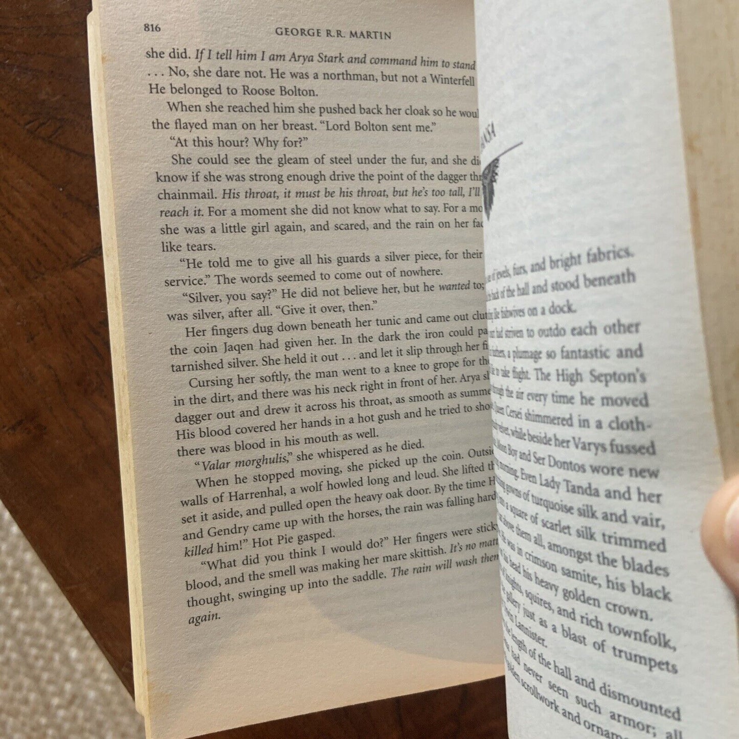 PB Book A CLASH OF KINGS by George R R Martin 1999 Book 2Two