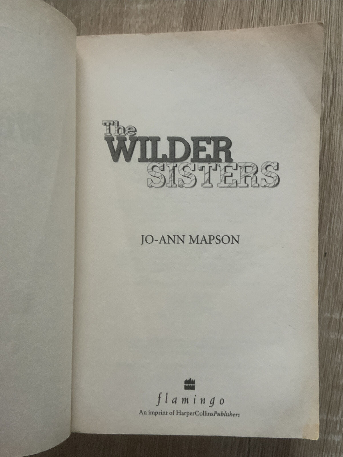 PB Book THE WILDER SISTERS By Jo-Ann Mapson Family Romance Novel