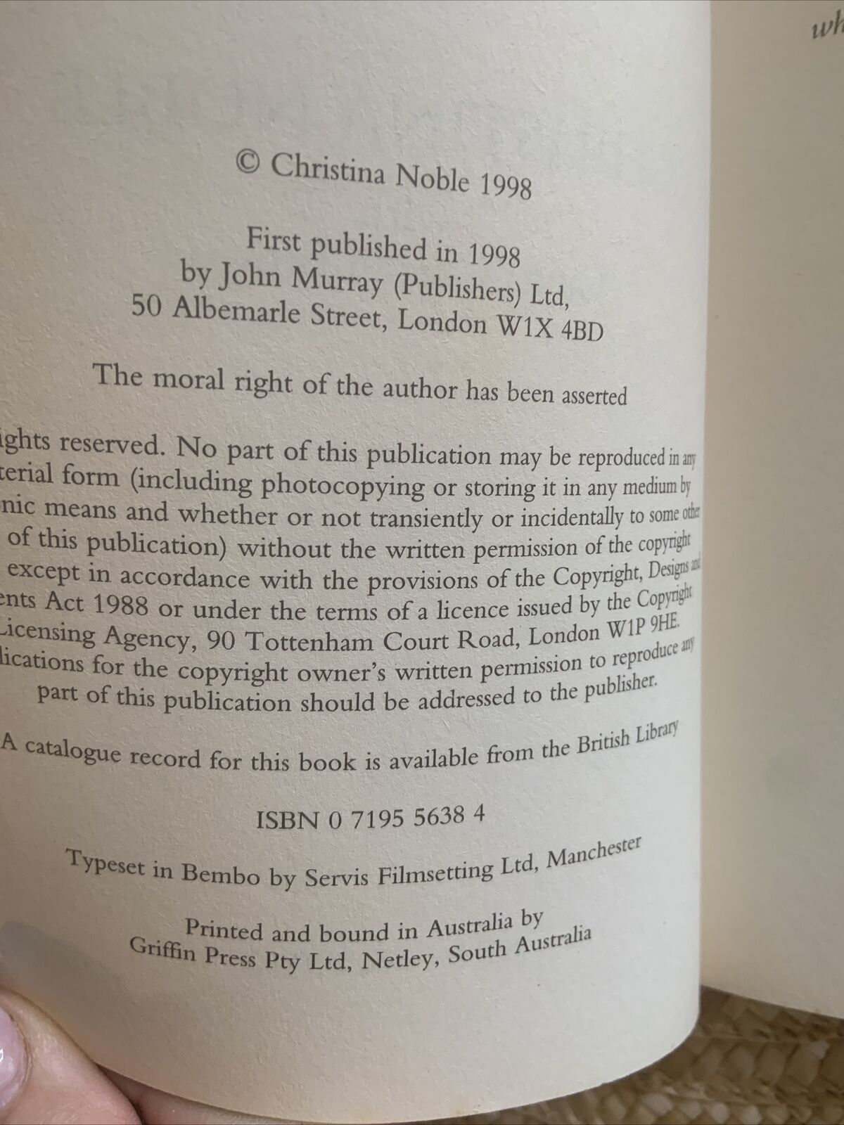 PB Book MAMA TINA by Noble Christina Pictorial 1998 1st Edition