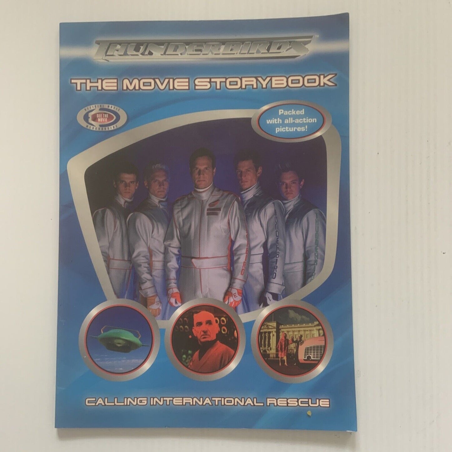 PB Book THUNDERBIRDS The Movie Storybook by Michael McCullers 2004 Lg