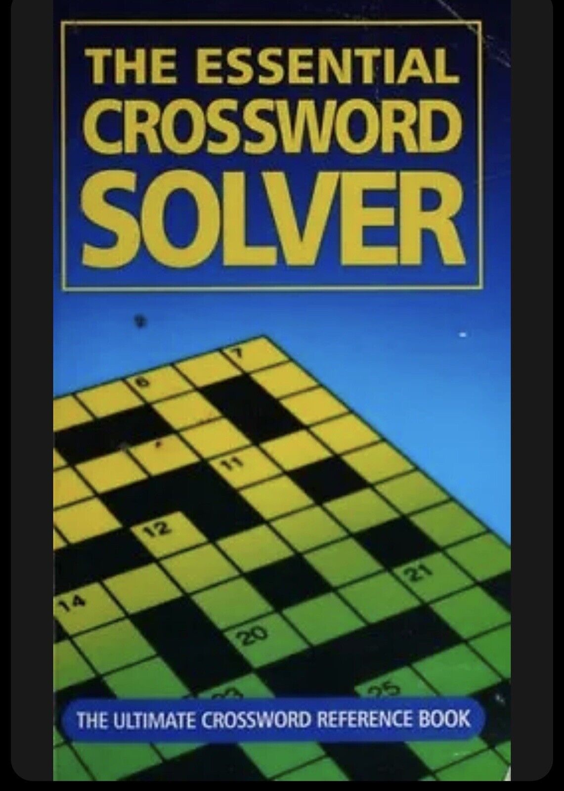 PB Book The ESSENTIAL CROSSWORD SOLVER Reference 2006 English