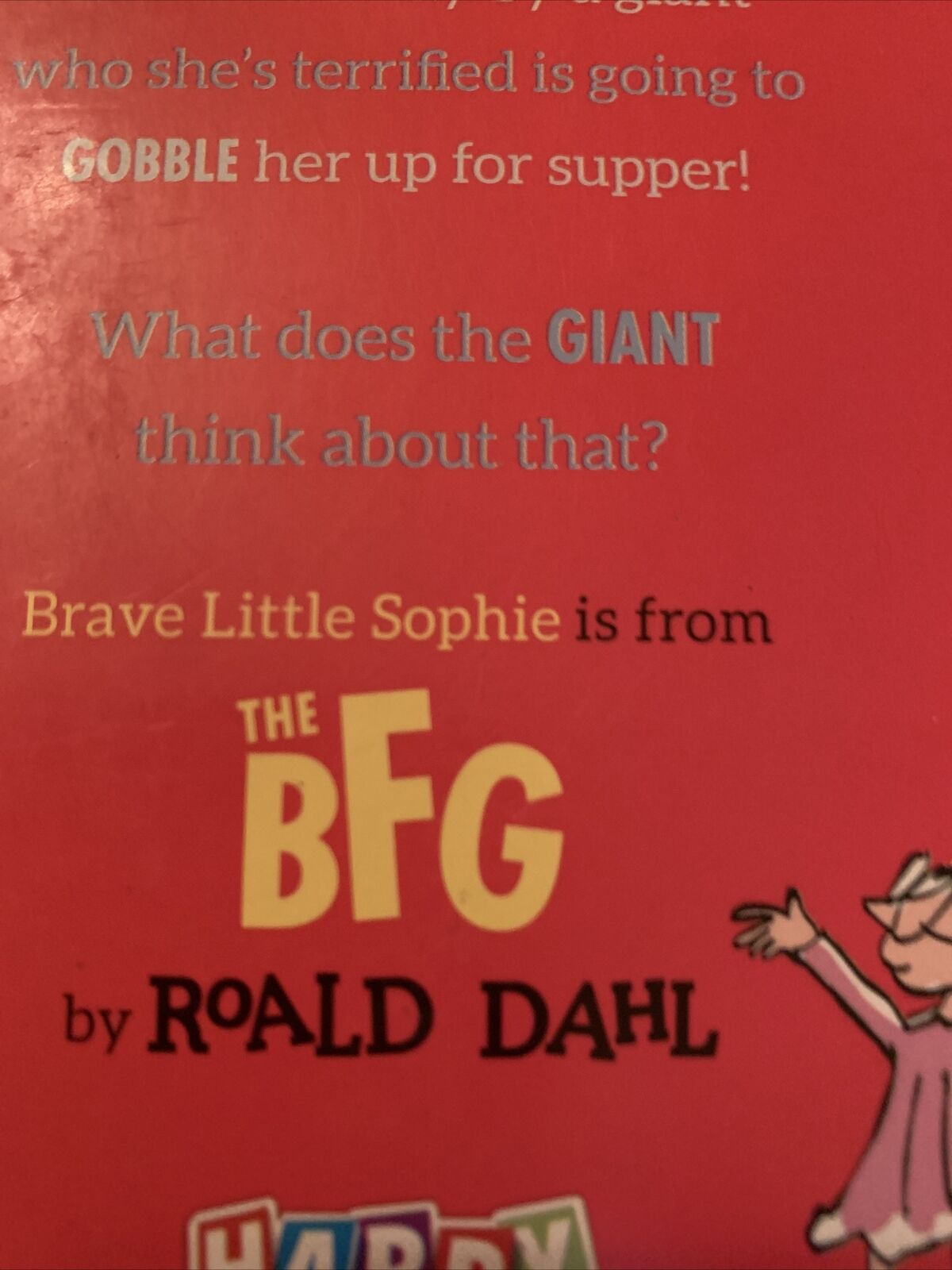 PB Book x2 Roald Dahl's McDonalds Series Bundle Lot Brave Little Sophie