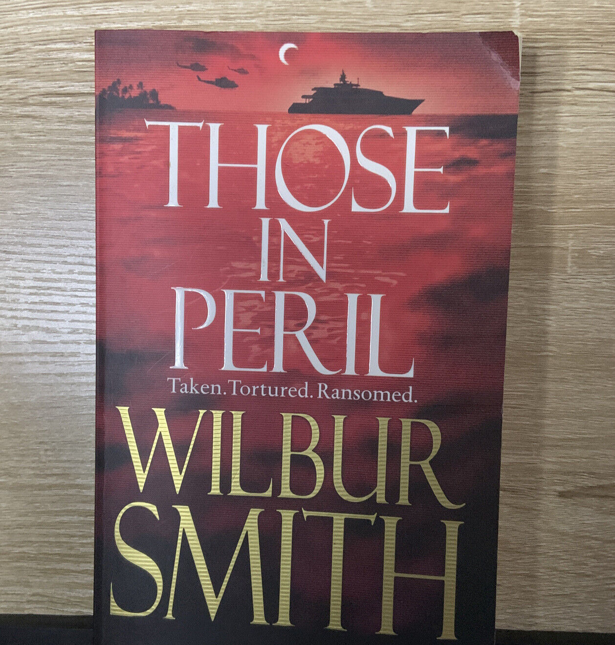 PB Book TOSE IN PERIL by Wilbur Smith Novel Large 2011 Thriller Suspense