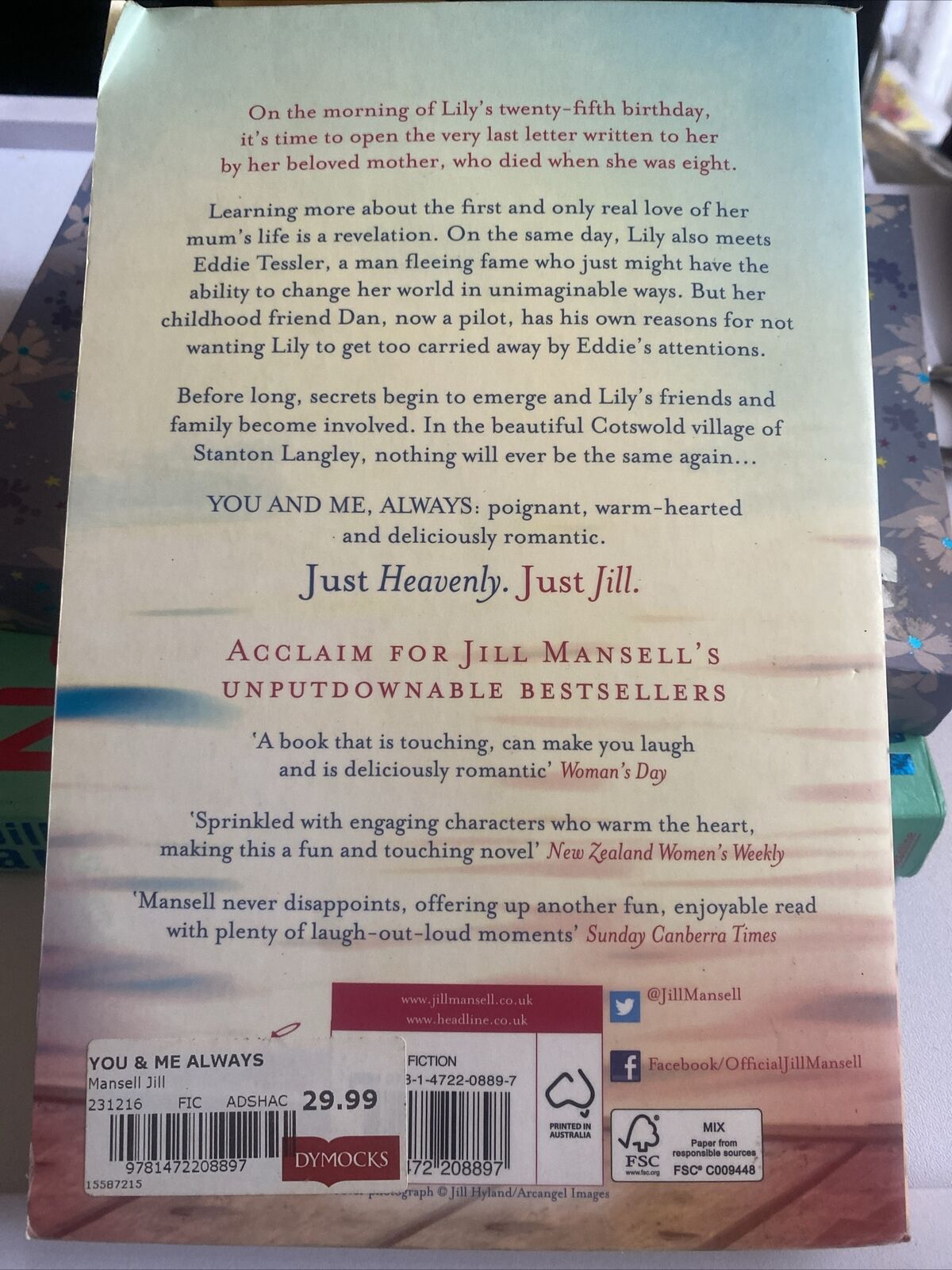 PB Book x3 Jill Mansell YOU & ME ALWAYS | TAKE A CHANCE ON ME | NADIA KNOWS BEST