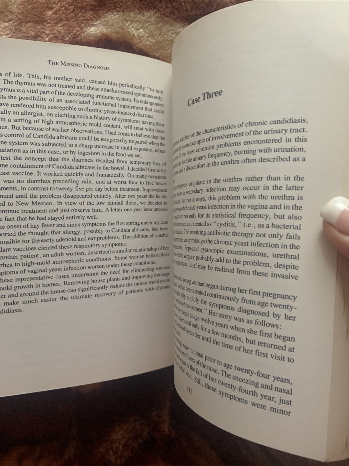 PB Book THE MISSING DIAGNOSIS C Orian Truss M D 1985 USA Medicinal Healing
