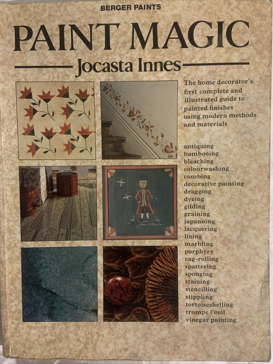 PB BERGER PAINTS Paint Magic by Jocasta Innes Decor & Design1983 Lg Home Decor