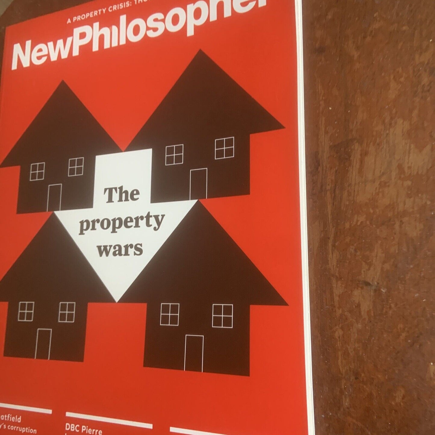 Magazine NEW PHILOSOPHER The Property Wars Vol 9 Aug Oct 2015 NEW Back Copy