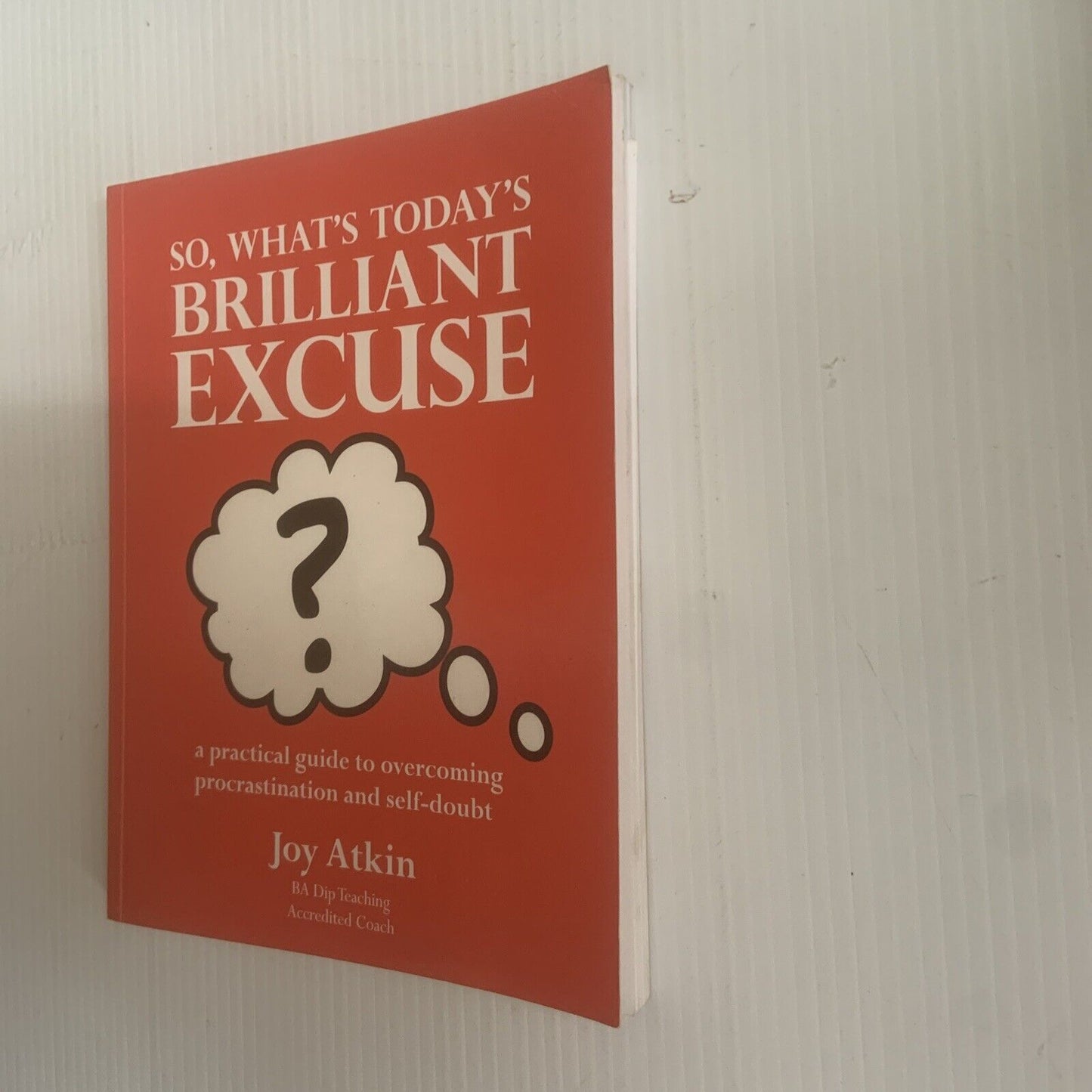 PB So What's Today's Brilliant Excuse Joy Atkins Overcoming Procrastination 2005