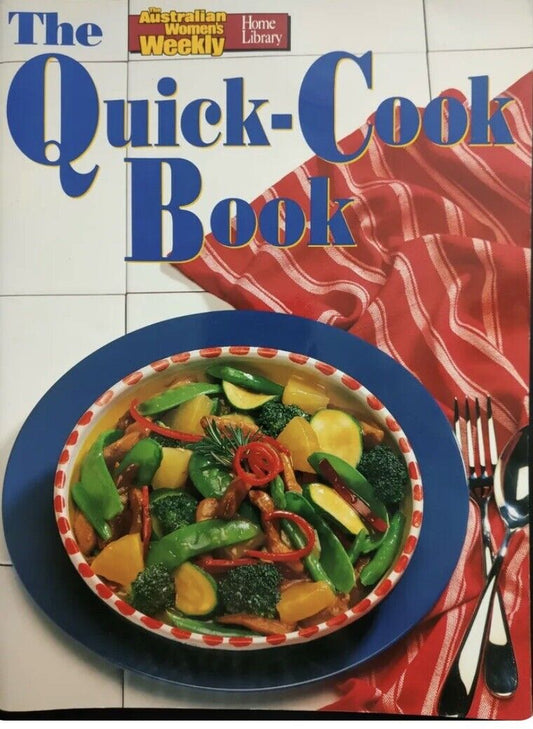 Cookbook QUICK-COOK BOOK Inc Pantry Check List AWW Home Library PB Bookazine