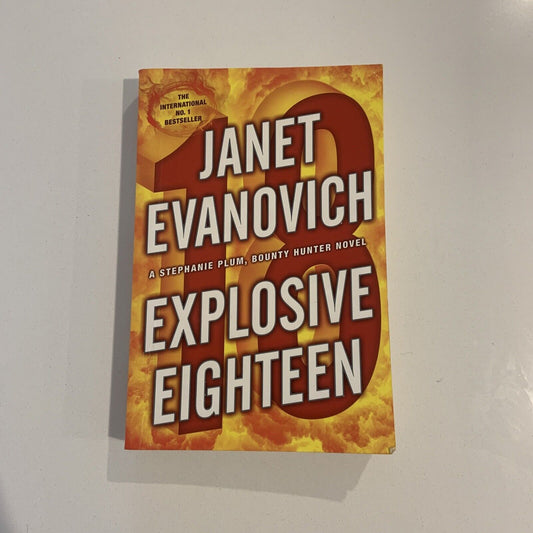 PB Book EXPLOSIVE EIGHTEEN Janet Evanovich Stephanie Plum Bounty Hunter Novel