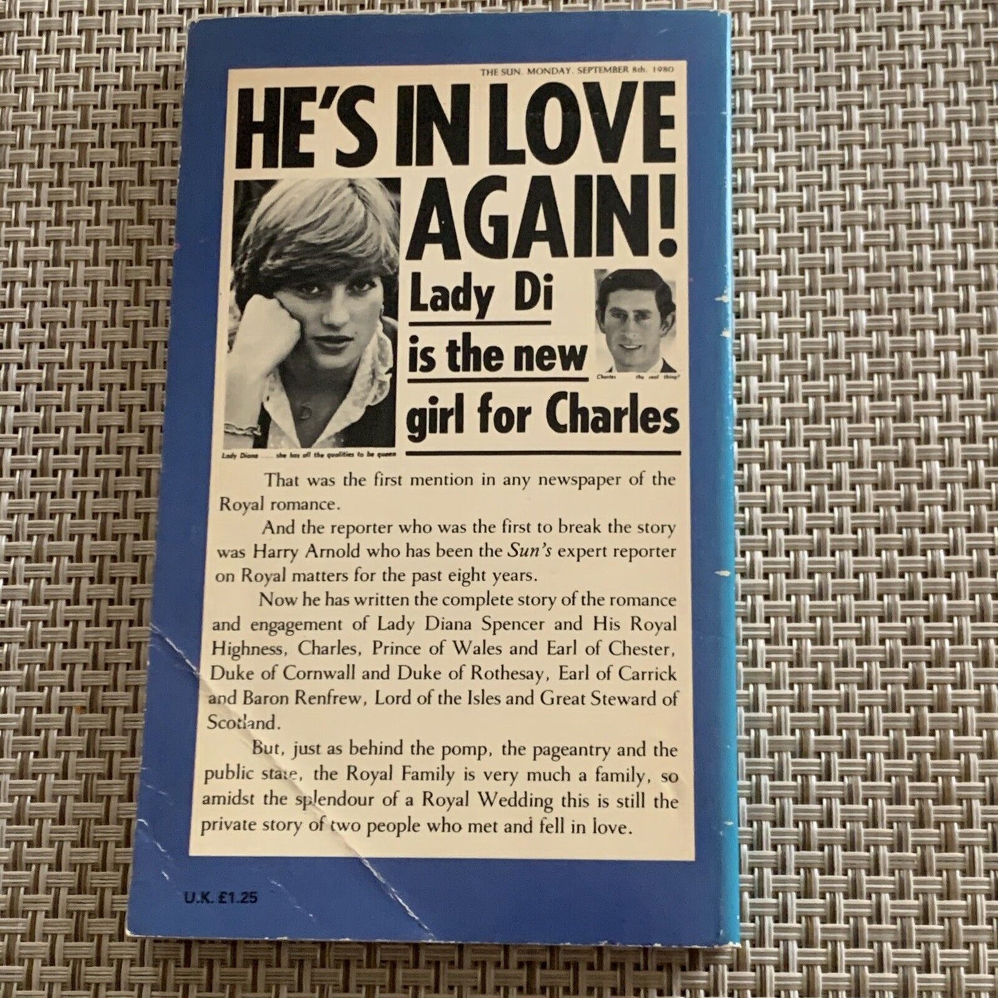 Charles & Diana A Royal Love Story 1981 Souvenir Cuttings Book Princess Of Wales