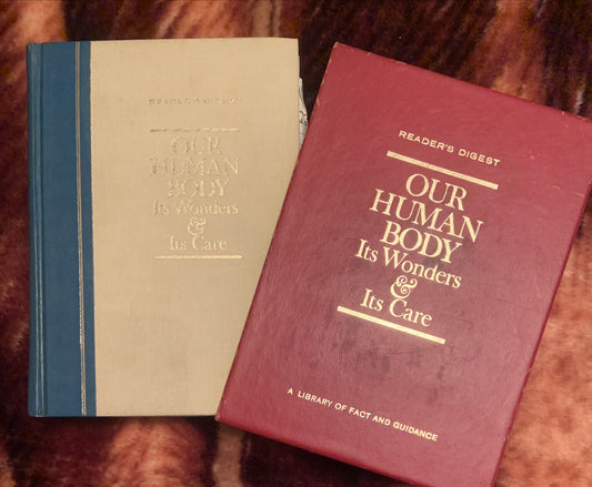 READER'S DIGEST. OUR HUMAN BODY. ITS WONDERS & ITS CARE Hard Slip Case 1962 Book