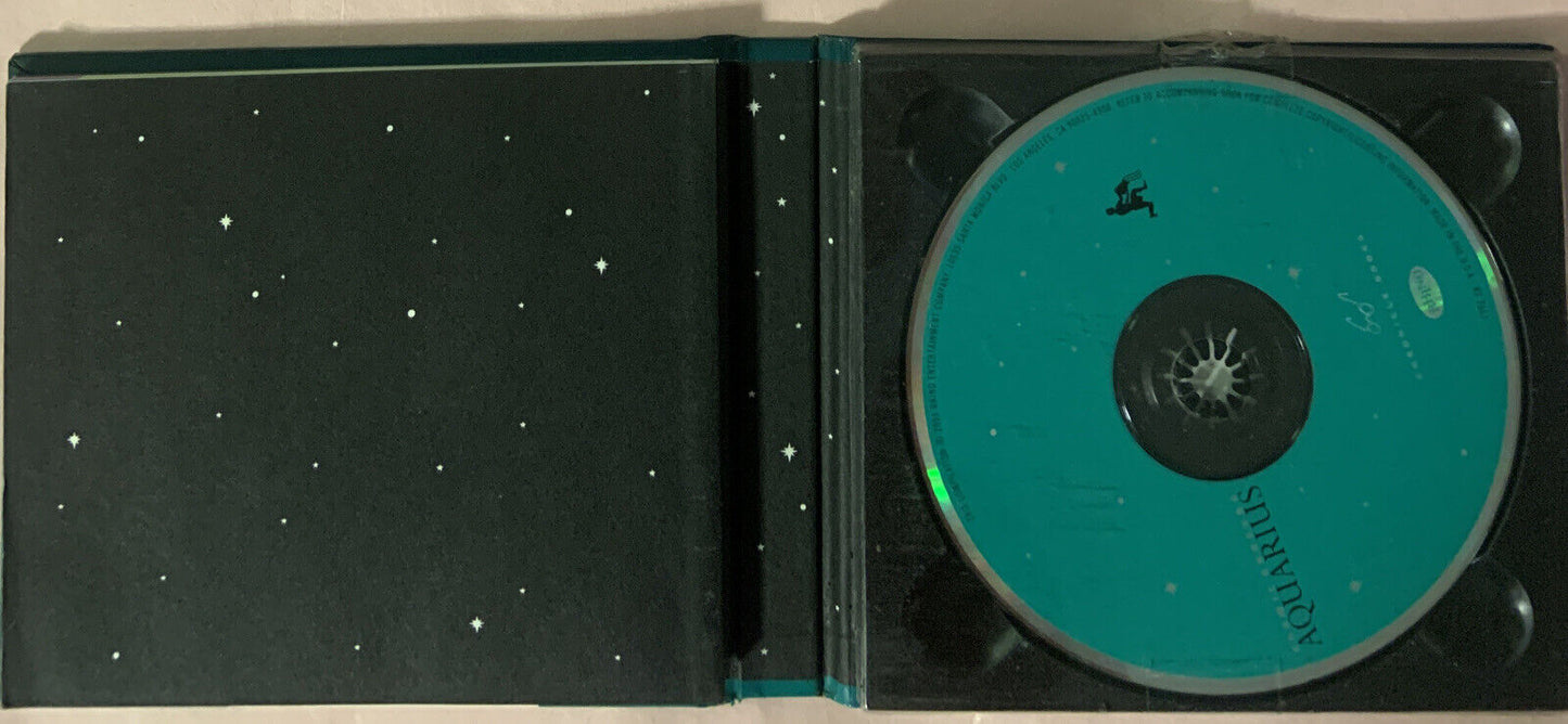 CD Book Set AQUARIUS Cosmic Grooves Astrological Profile & Songs Jane Hodges