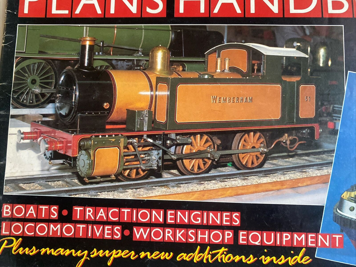 Vintage Model Engineering and Boats 1989 Plans Handbook PB