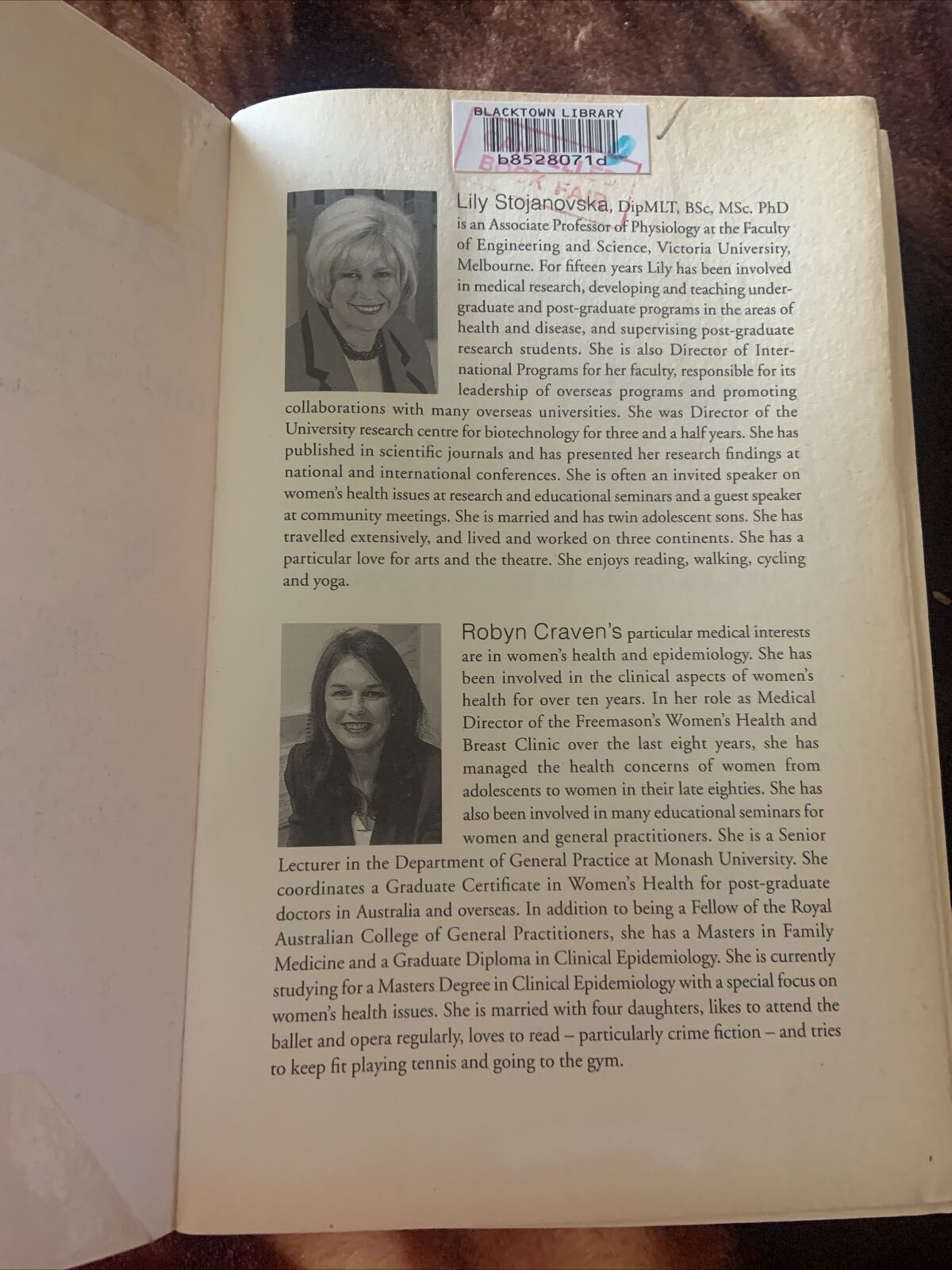 The Other Fact of Life: Taking Control of Menopause by Stojanovska & Craven PB