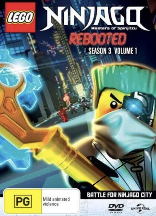 DVD LEGO DVD NINJAGO REBOOTED Masters of Spinjitzu Series 3 Volume 1 Battle 2011