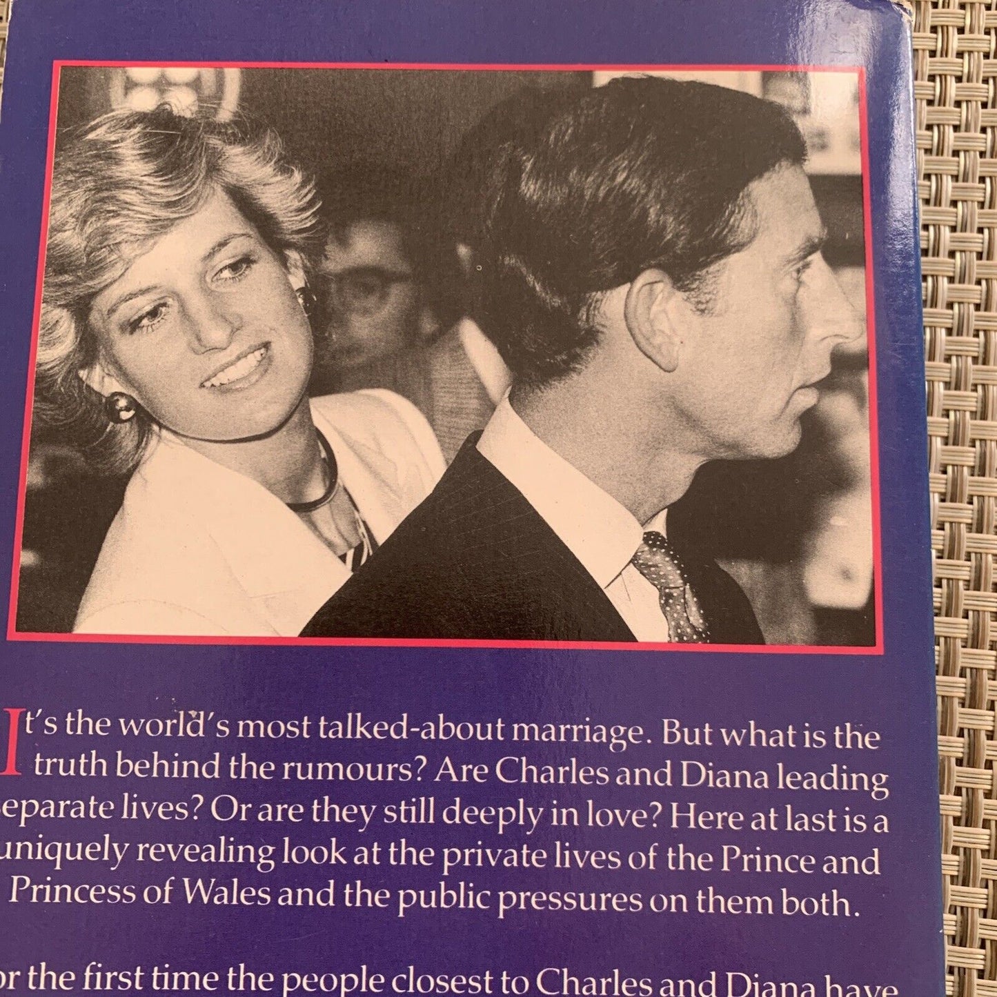 Charles and Diana Inside a Royal Marriage PB Judy Wade 1987 HRG Royal Family