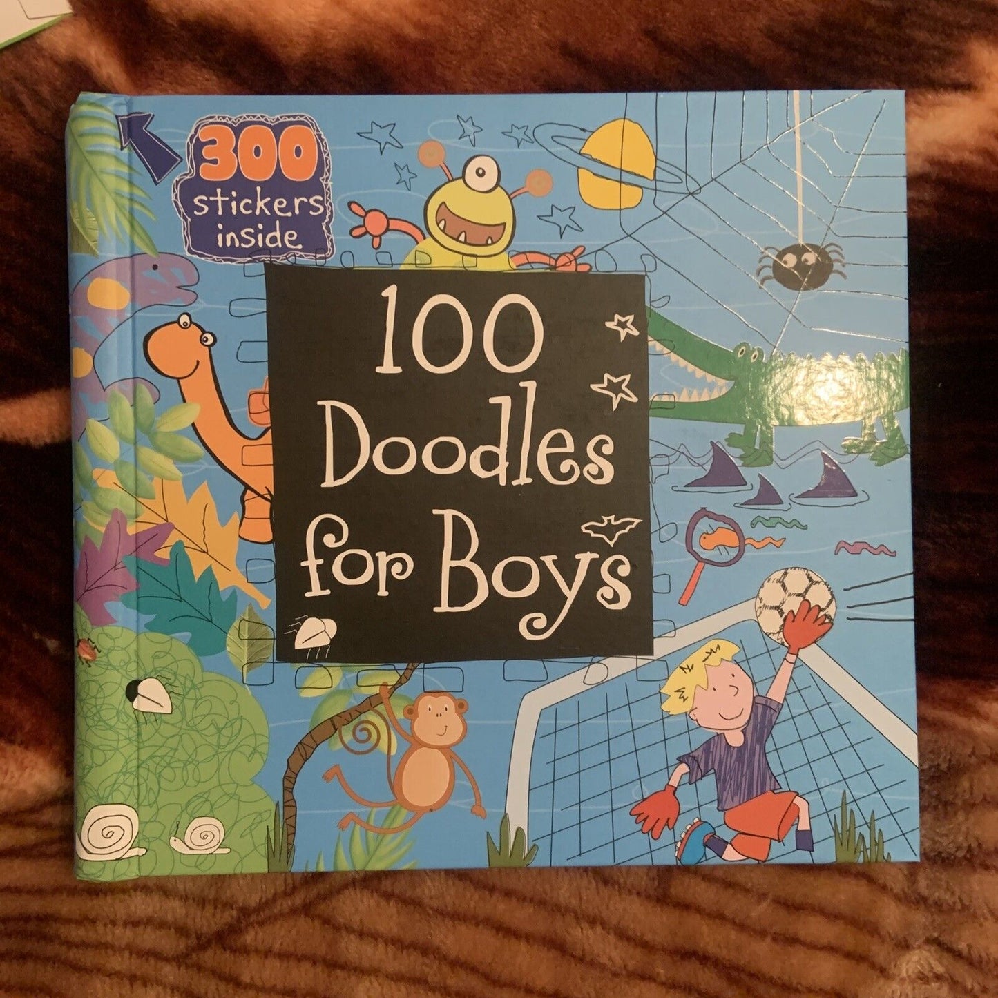 Doodle Activities for Boys 2 Book Set Ringbound Paragon 2012 In Slip Cover