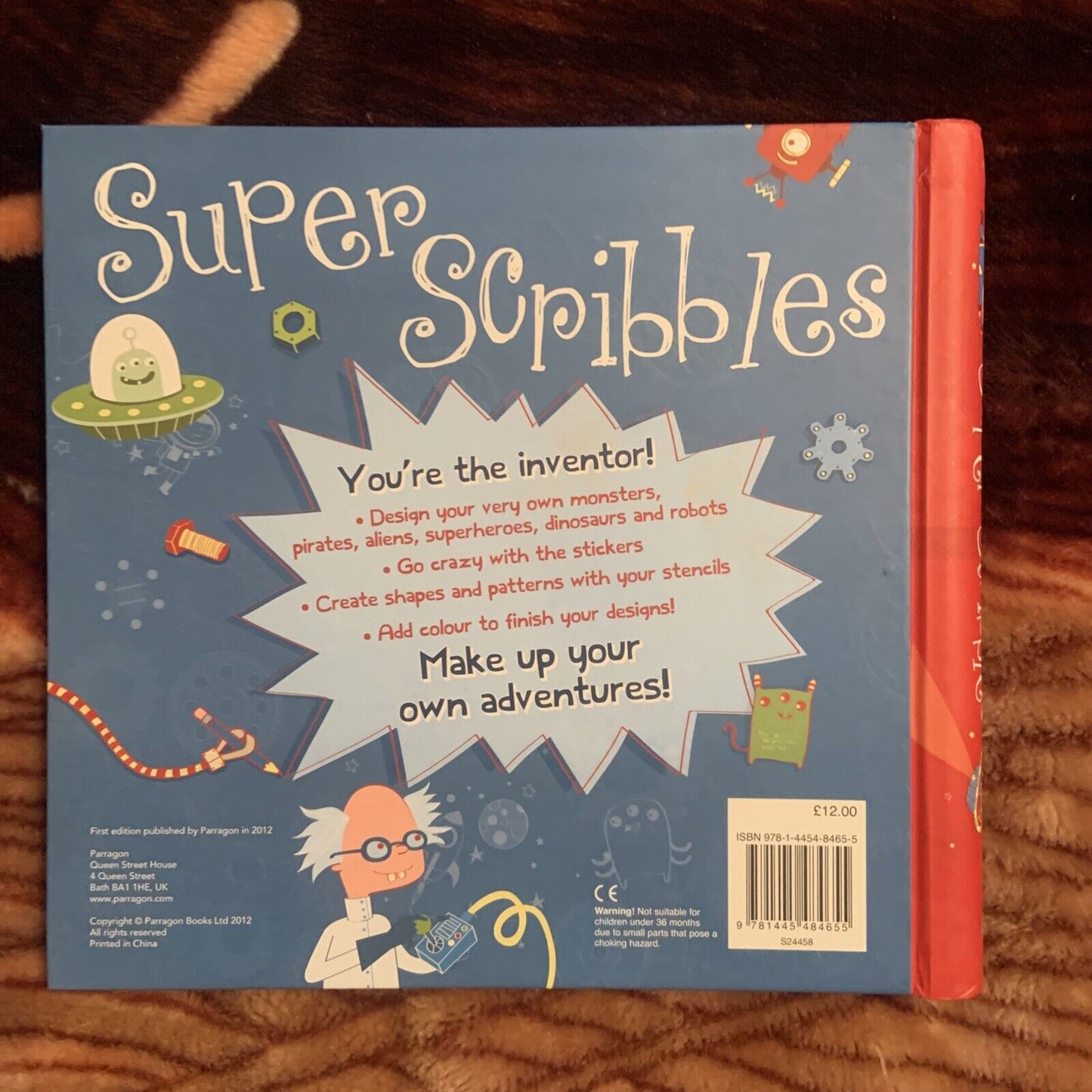 Doodle Activities for Boys 2 Book Set Ringbound Paragon 2012 In Slip Cover