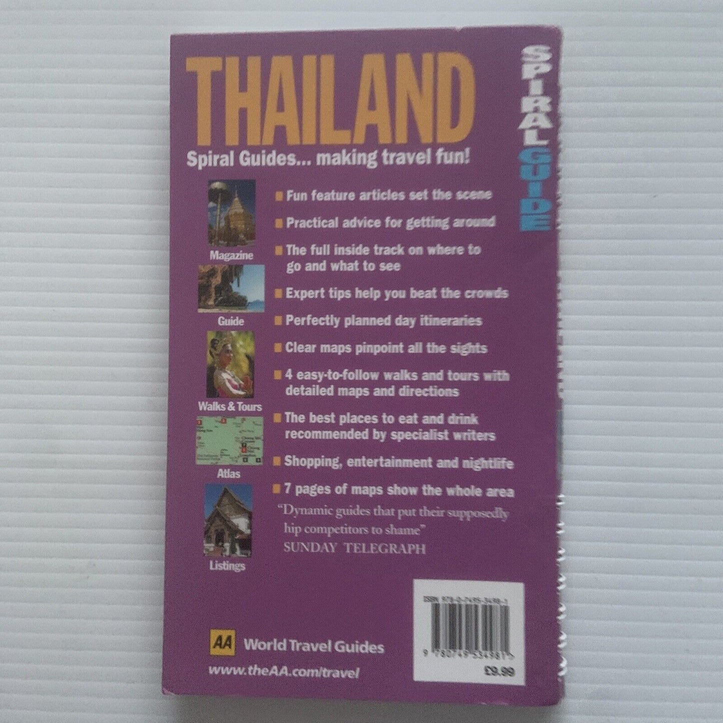 THAILAND  AA Spiral Guides By Jane Egginton David Henley Andrew Forbes Travel PB
