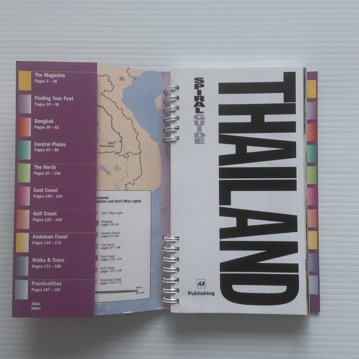 THAILAND  AA Spiral Guides By Jane Egginton David Henley Andrew Forbes Travel PB