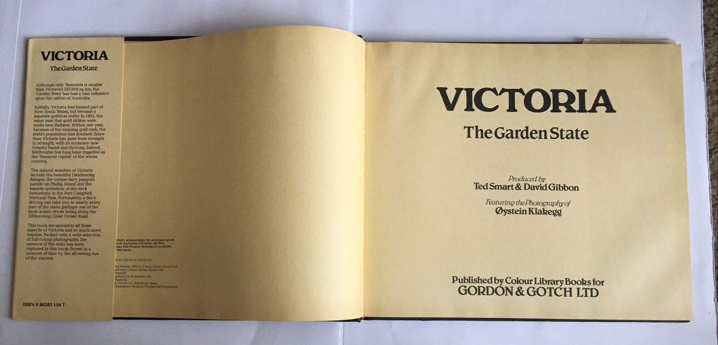 Victoria The Garden State Lyall Rowe Photography Illustrated Picturebook See Pic