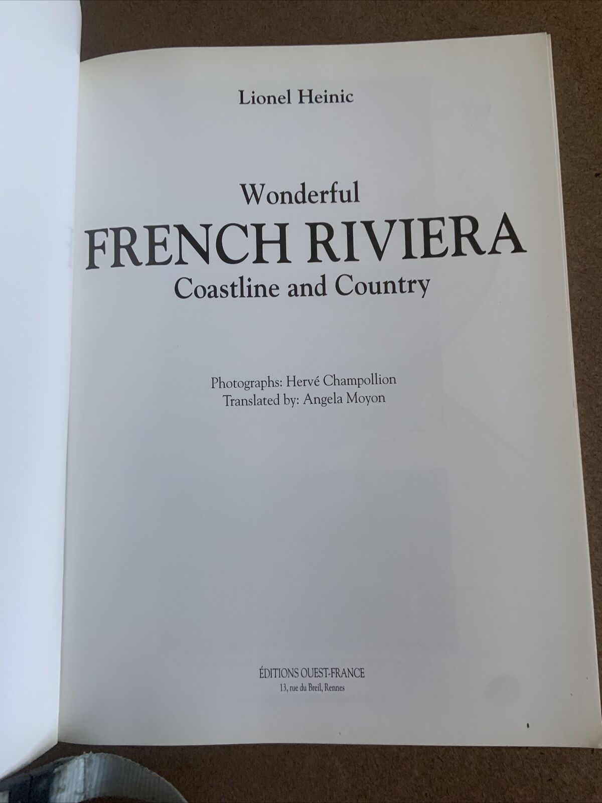 Wonderful French Riviera Coastline & Country Lionel Heinic Photography Travel PB
