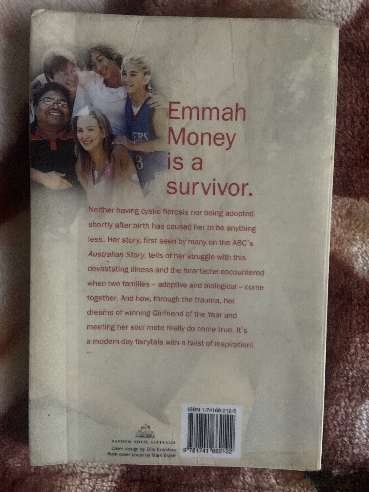 THE WORDS INSIDE Emmah Money PB Book ExLibrary Journey Cystic Fibrosis Love Life