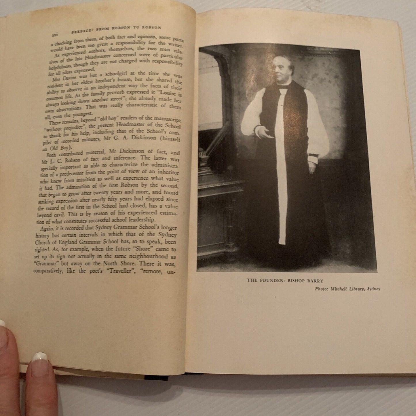 SHORE the Sydney Church of England Grammar School The Foundation by E R Holme HC