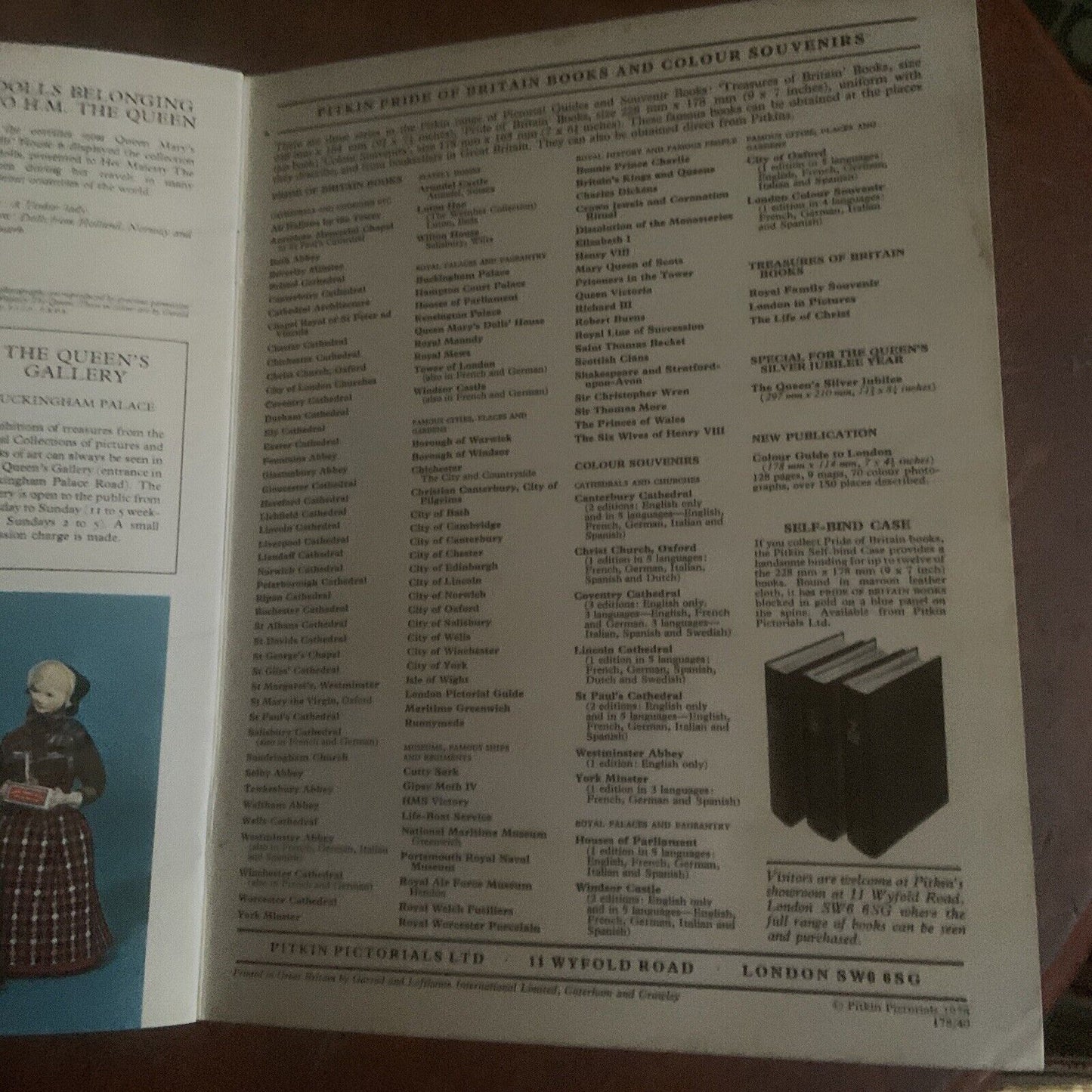 Vintage Queen Mary’s Doll House Illustrated Souvenir Booklet 1978 Pitkin UK