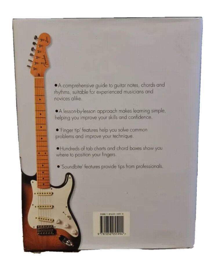 PLAY GUITAR Comprehensive Guide to Guitar Notes Chords & Rhythms Large HC DJ