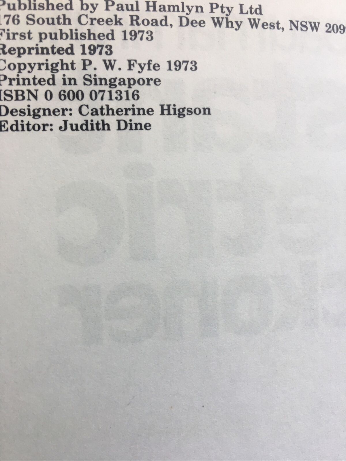 The Paul Hamlyn Instant Metric Reckoner Peter W Fyfe 1973 C Higson Judith Dine