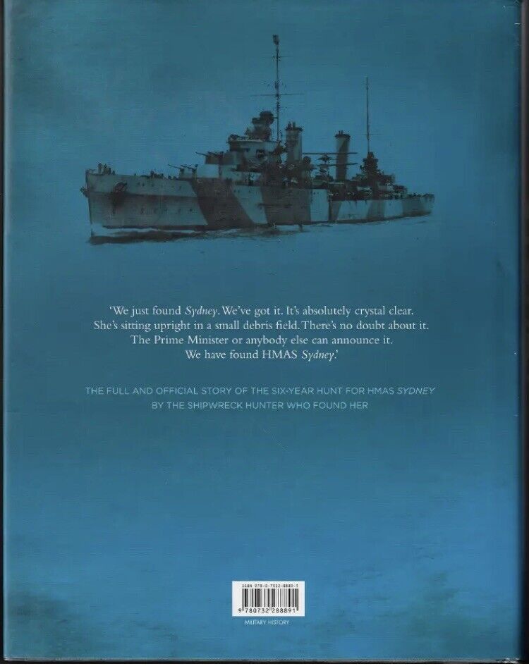THE SEARCH FOR THE SYDNEY David Mearns HC Coffee Table Book Warship HMAS Sydney