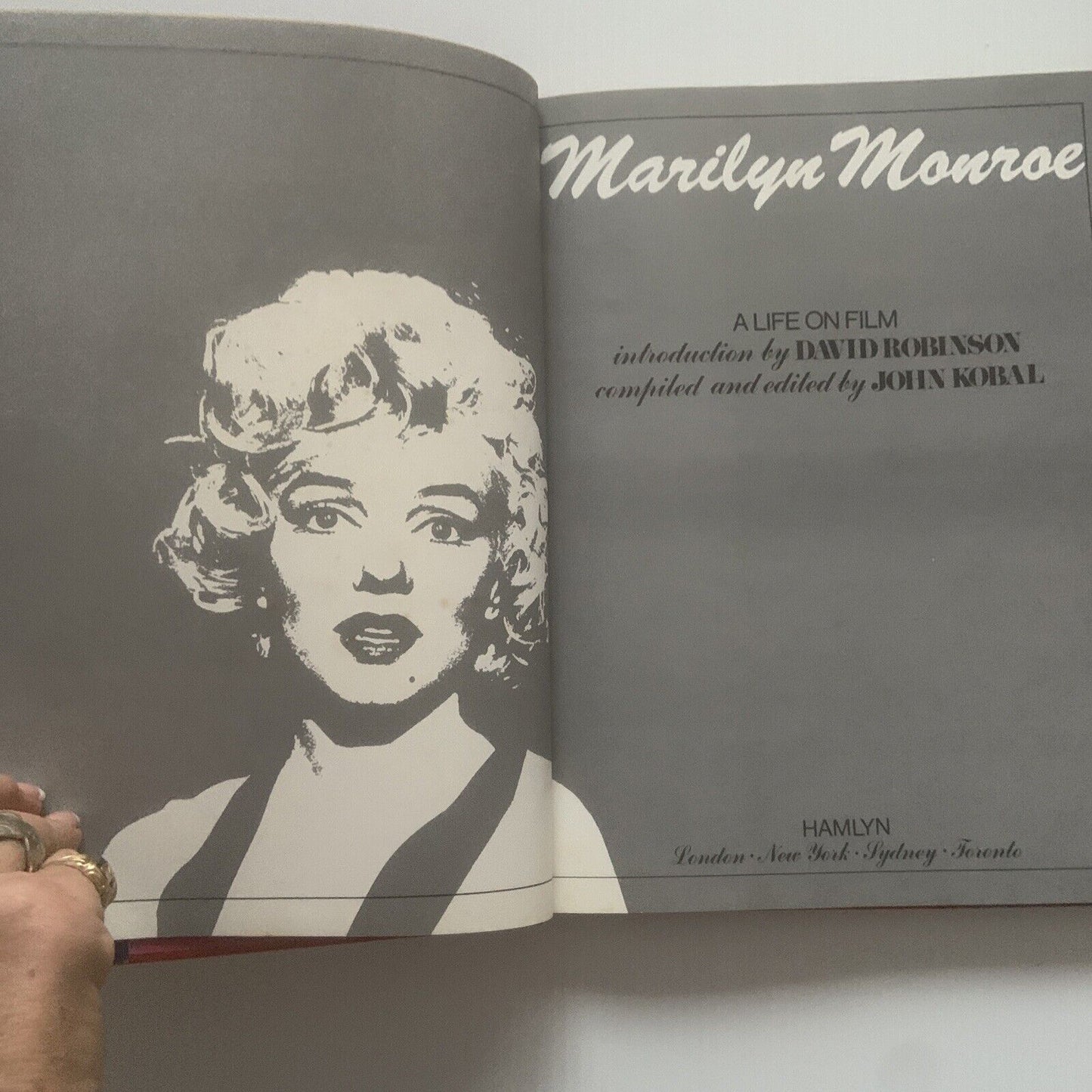 Marilyn Monroe A Life On Film David Robinson Compiled And Edited John Kobal 1974