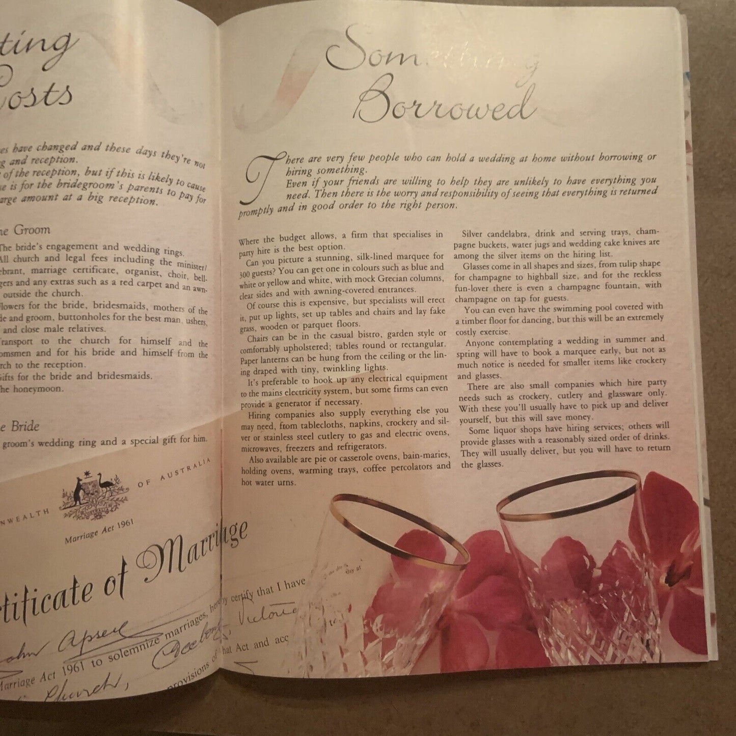 1990 The Family Circle Wedding Book Planning The Perfect Day Instruction Guide