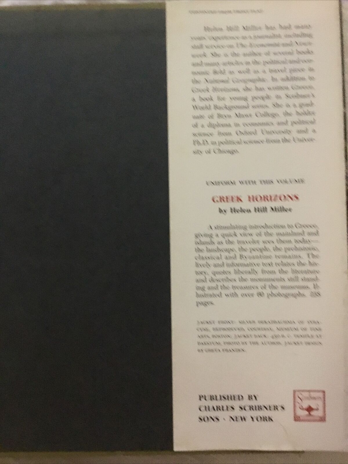 Sicily And The Western Colonies Of Greece HCDJ 1st Edition 1965 LCCCN 65-27243