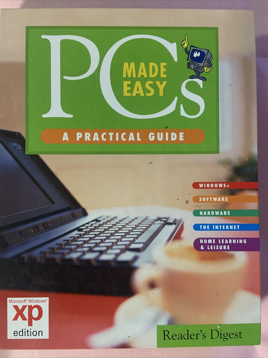 PCs MADE EASY XP EDITION READERS DIGEST 2007 LARGE HC Computer Instruction Book
