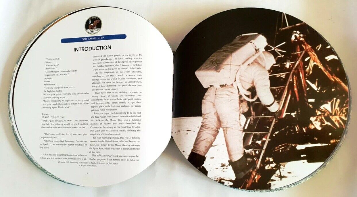 BUZZ ALDRIN APOLLO 11 ONE SMALL STEP 40th Anniversary of Race To The Moon HC NEW